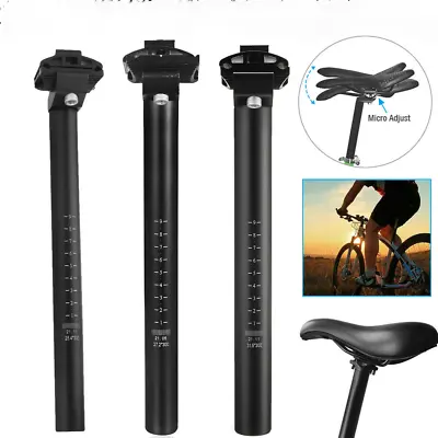 Road Bicycle MTB Mountain Bike Aluminum Seat Post Tube Seatpost 25.4/27.2/31.6mm • $12.87