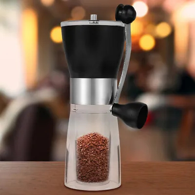 Manual Coffee Grinder With Ceramic Burrs Hand Coffee Mill Portable Coffee. .w • $16.19