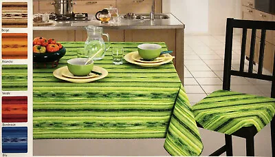 Tovaglia cerata rotonda antimacchia giardino casa bordata cucina verde  180cm