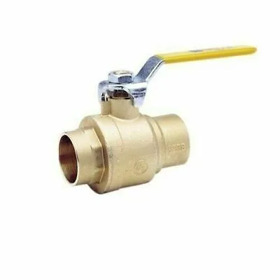 1-1/2  Watts Copper Ball Valve CxC (LEAD FREE) Brass FULL PORT Sweat • $39.88