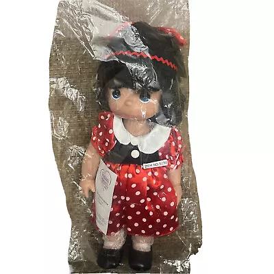 Disney Precious Moments Timeless Minnie Mouseketeer Doll Brunette Blue Eye Girl • $60