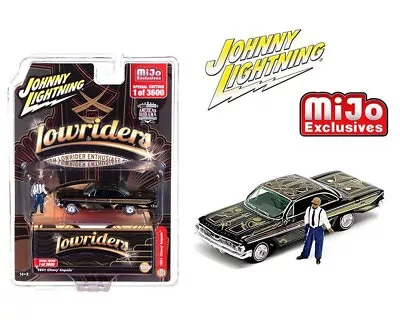 Johnny Lightning 1:64 Lowriders 1961 Chevrolet Impala W/ AD Figure • $27.99