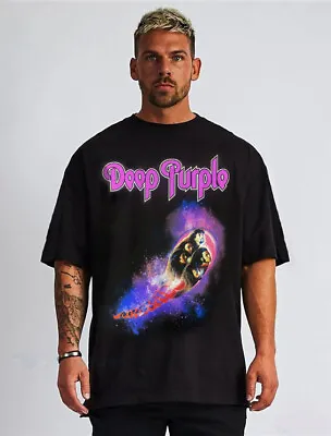 Deep Purple Fireball Hard Rock  Black T Shirts  Men's Sizes • $16.19