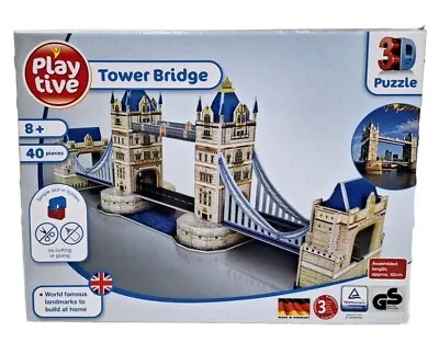 Tower Bridge London 3D Jigsaw Puzzle 42cm | Brand New Sealed  • £8.99