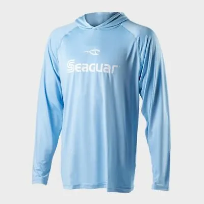 Seaguar UV Long Sleeve Hooded Performance Sun Protection Fishing Shirt • $35.28