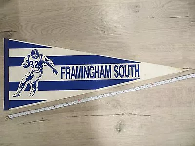 Framingham South Massachusetts High School Mass MA Felt Pennant Flag Football • $14.99