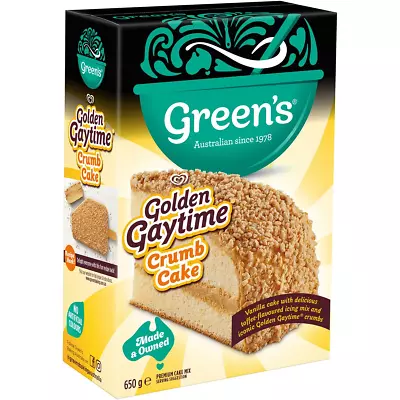 Green's Golden Gaytime Crumb Cake Mix Powder 650g • $17