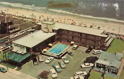 Holiday Sands Birds Eye Oceanfront Virginia Beach VA Chrome VTG  P113 • $7.19