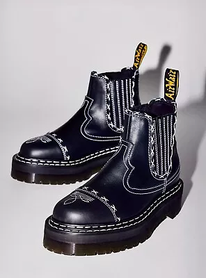 Urban Outfitters Dr Martens 2976 Gothic Americana Quad Chelsea Boot 42/W10 NEW • $210