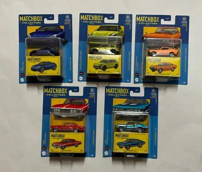 Matchbox Collectors 2024 Set Of 5: Oldsmobile 442 Porsche BRZ Buick Celica NEW • $40.99