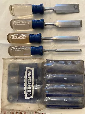 Vintage Craftsman Wood Chisel Set Made In Holland Swedish Steel • $15