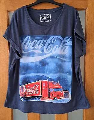 Ladies Coca-Cola T-Shirt Size 24 • £1.99