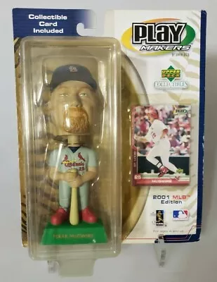 VTG 2001 MLB (25) Mark McGwire UD Playmakers Bobblehead St Louis Cardinals NOS  • $15