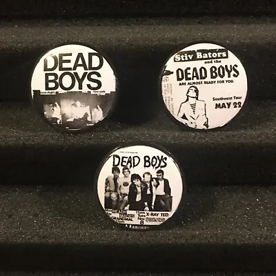 $6 • Buy DEAD BOYS Concert Poster Flyer Button Pin Back Badge Stiv Bators Punk (Set Of 3)