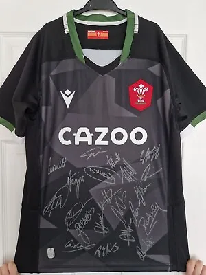 Wales Signed Rugby Shirt Six Nations World Cup *PHOTO PROOF + COA* • £199.99