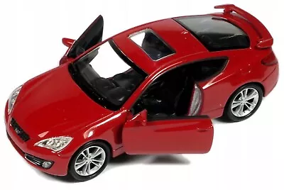 WELLY DieCast 1:34 HYUNDAI GENESIS COUPE RED New Model Car Metal In Box 1/34 • $8.99