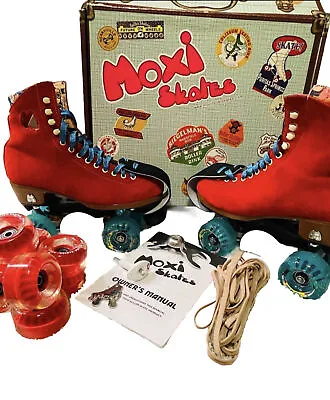 Moxi Lolly Poppy Rollerskates Size 7 Med (converts 8-8.5) • $330