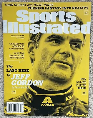 Sports Illustrated Magazine 2015 Jeff Gordon-last Ride-nascar Racing-no Label • $24.99