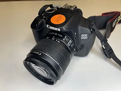 Canon EOS 650D DSLR Digital Camera W 15-55 55-250mm Kit Lenses - Used • $550