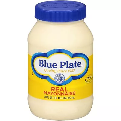 Blue Plate Real Mayonnaise 30 Ounce Jar • $7.90