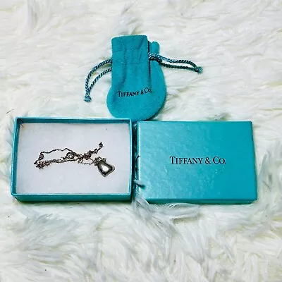 Tiffany & Co Elsa Peretti Necklace SV925 W/Box & Dust Bag USED Shipping Fr Japan • $107.26