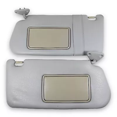 2002-2007 Mitsubishi Lancer Driver & Passenger Side Sun Visor Pair Vinyl Gray • $89.95