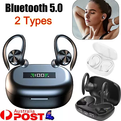 Sweatproof Wireless Bluetooth Earphones Headphones Sport Gym Earbuds With Mic AU • $20.99