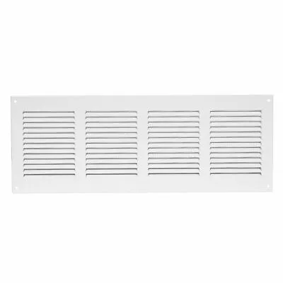 Air Vent Grille 400mm X 150mm Fly Screen Flat Louvre Duct Cover • £16.99