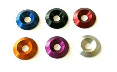 M6 X 22mm X 4mm Countersunk Washers Anodised Aluminium  • £6.90