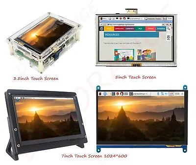 $39.69 • Buy Raspberry Pi HDMI LCD Display 3.5/5/7 Inch Touch Screen For Ras Pi 4B 3B/B+ 2B