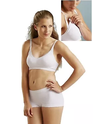 2pcs Cantaloop Maternity Wear Adjustable Nursing Bra White Size Small  • £7.99