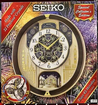 Seiko Melodies In Motion Musical Wall Clock 2023 Limited Edition • $199.98