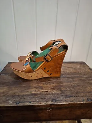 Miss Sixty Shoes Cork Wedge  Size 5 • £29.99