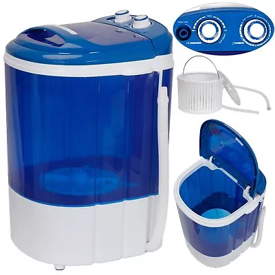 MINI Portable Washing Machine 7.9 Lbs Dual Knobs Timer Control Compact Washer • $44.59