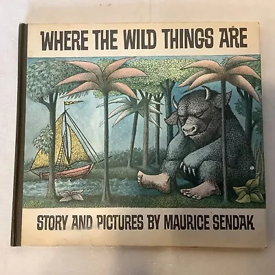 Where The Wild Things Are Maurice Sendak 1963 Vintage US Book Club Edition • $24.99