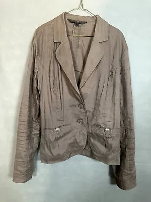 Mossimo Women Khaki Blazer 2- Button Size XXL Pockets • $10.71