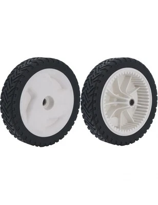 Ruota Universale Per Tosaerba A Spinta - Gomma, Diametro 19.5 Cm, Facile Da Montare