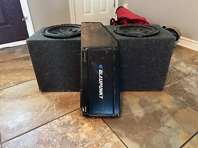 2 10 Inch Kicker Comp Subs With Box And Amp! • $200