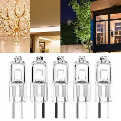 5Pcs G5.3 12V 20W/25W/35W/50W Base Halogen Work Warm Light Lamp Bulbs • £3.09