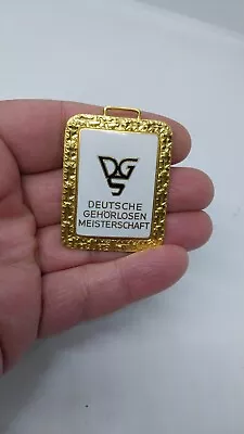 German Medal 1972 LP- Mannscheft Gehorlosen Meisterschaft • $7