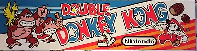 Double Donkey Kong Arcade Marquee 22.3  X 5.8  • $22.95