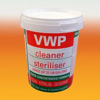 VWP Cleaner Steriliser - 400g Tub For Homebrew And Wine Making • £8.66