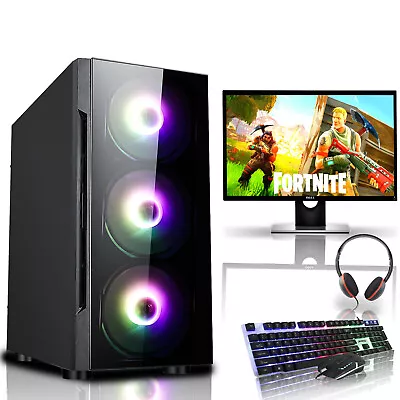 Gaming PC Bundle 27  Intel Core I7 16GB RAM 1TB SSD NVIDIA RTX 3050 Wins 10 • £574.99