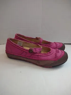 Merrell Cruz MJ Pink Fuchsia Mary Janes Strap J20590 Low Wedge Shoes Women's 7.5 • $21