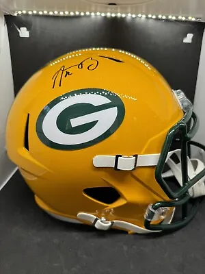 Aaron Rodgers Signed Green Bay Packers Full Size Helmet Fanatics Autographed • $999.99