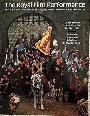 Royal Film Performance Programme 1972  Mary Queen Of Scots  • £64