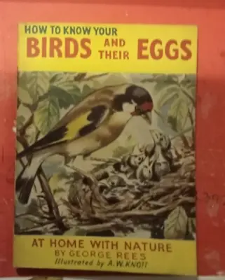 £5 • Buy How To Know Your Birds And Their Eggs No.4. By George Rees Vintage Illustrations