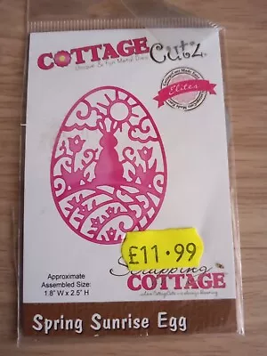 Cottage Cutz Spring Sunrise Egg (CCE-118) Die VGC • £5.50