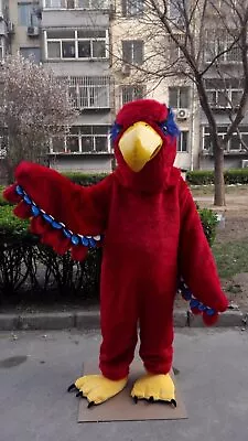 Halloween Red Eagle Mascot Costume Anime Cosplay Mascotte Theme Dress Adult Size • £234.20