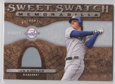 Ian Kinsler 2009 Sweet Spot Game-used Jersey Rangers  • $3